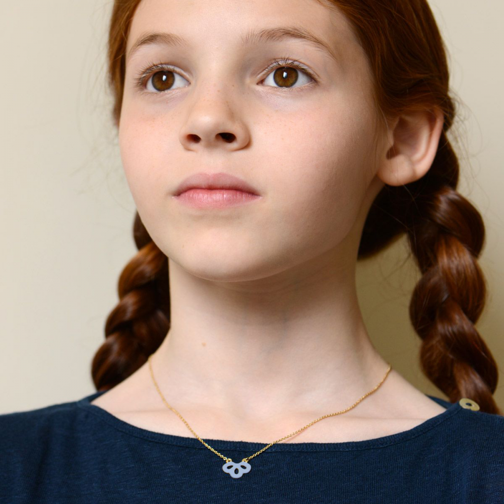 Titlee Collier Madison - Bleu Galet