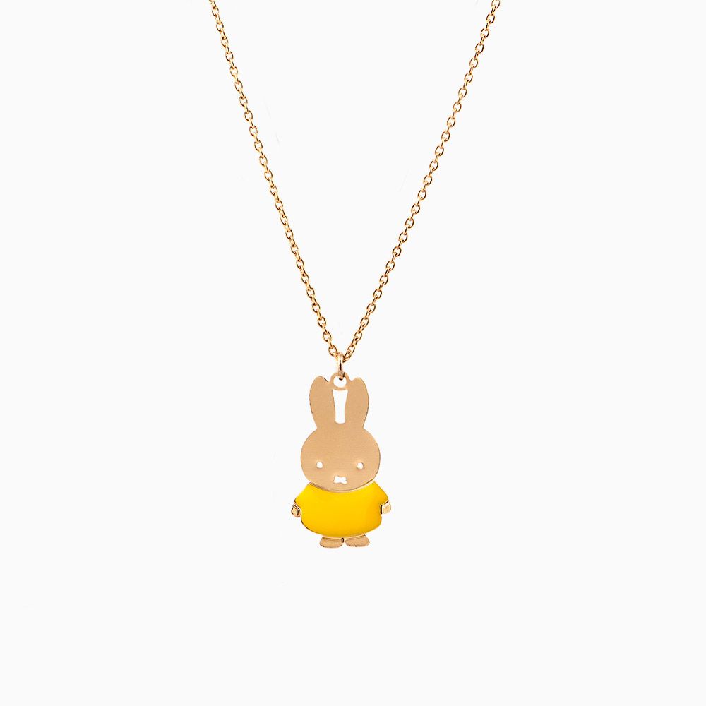 titlee Collier Miffy - jaune x Miffy