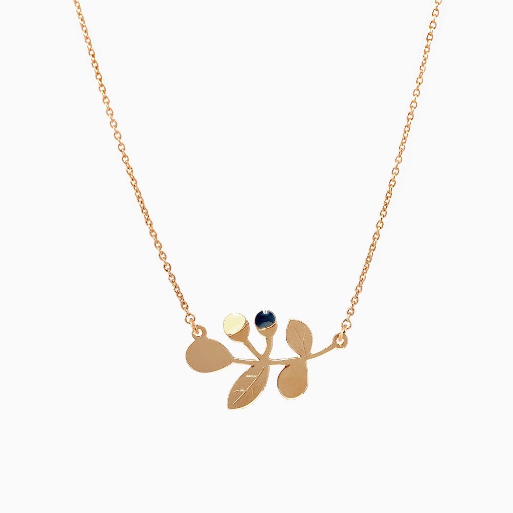 titlee Collier Nina - paille-minéral