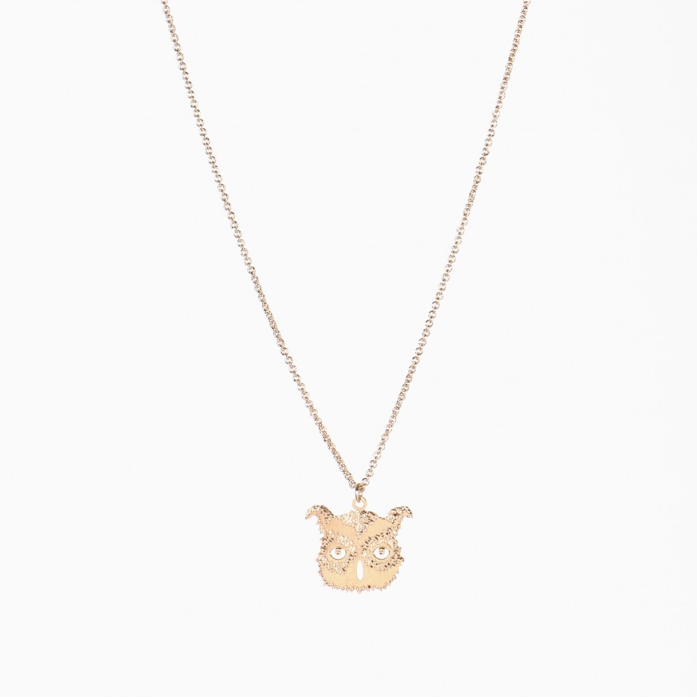 titlee Collier Owl x Coral & Tusk
