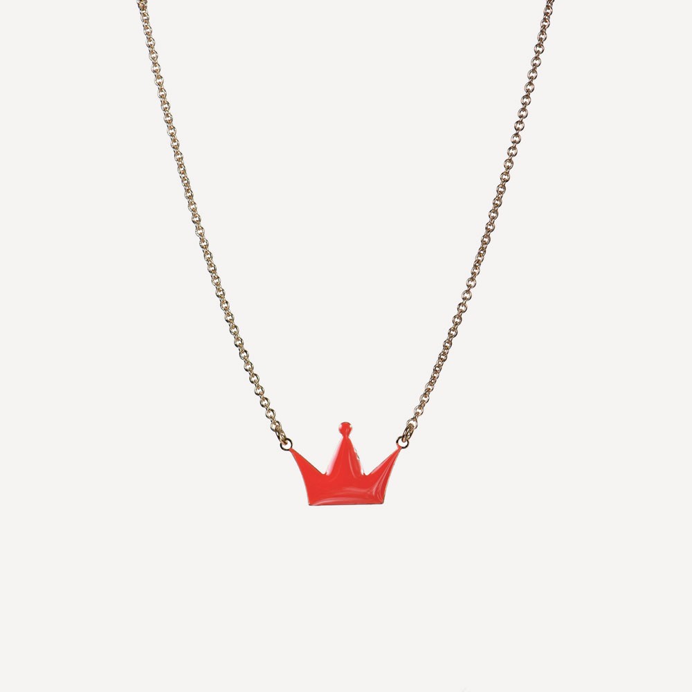 titlee Collier Tillary - coquelicot