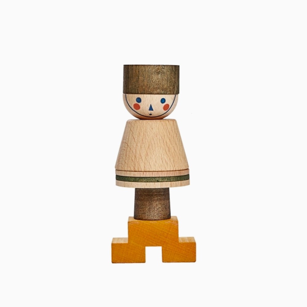 titlee Figurine en bois à empiler n°03