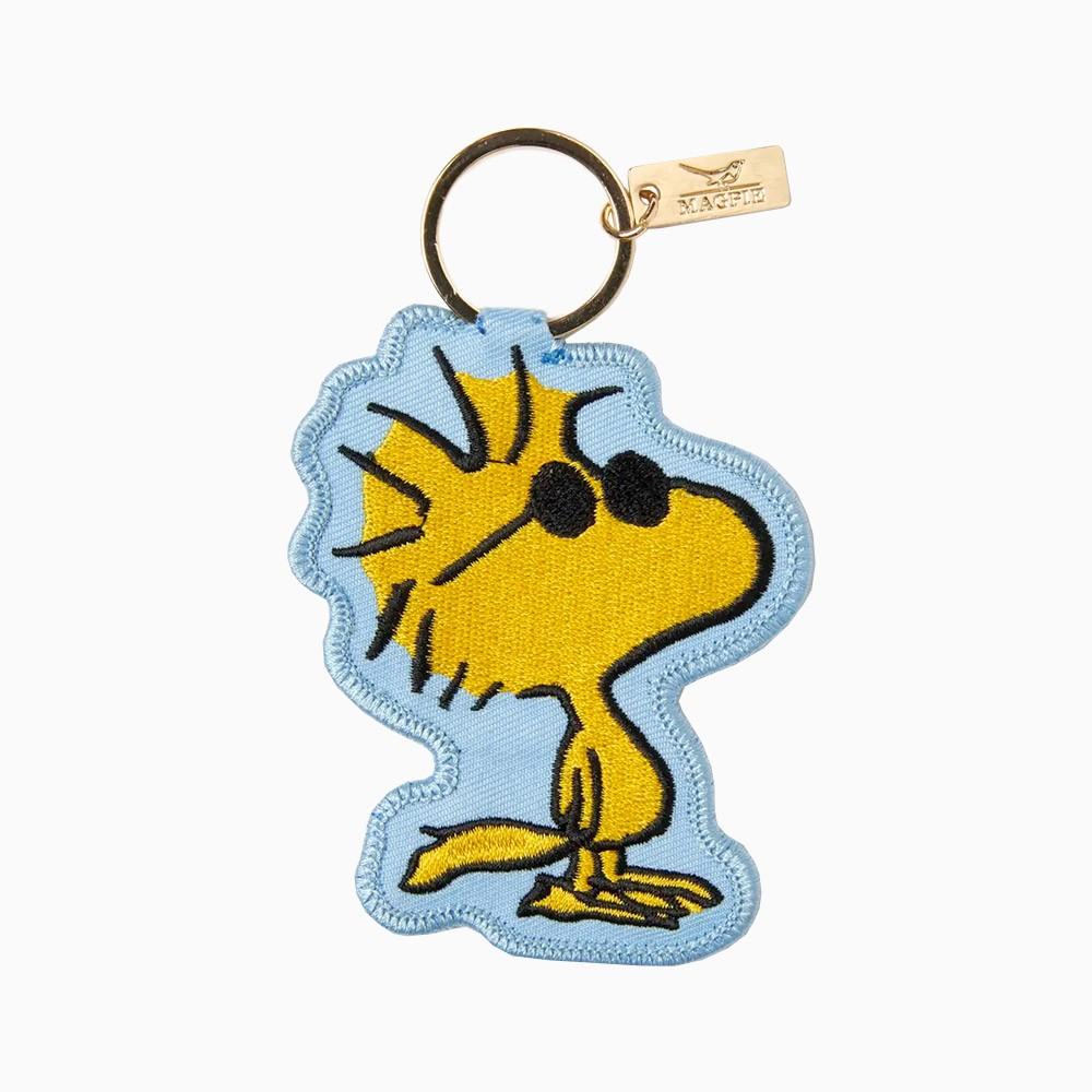 titlee Grand porte-clés brodé Woodstock