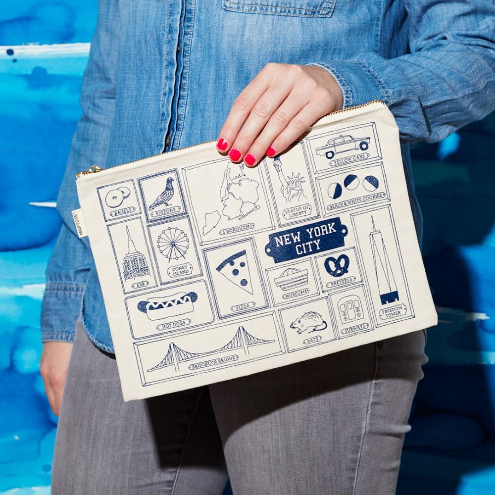 Titlee Grande Pochette Zippée Los Angeles