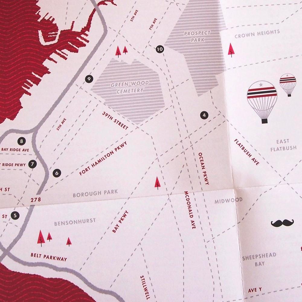 Titlee Guide Touristique/plan Brooklyn Bar