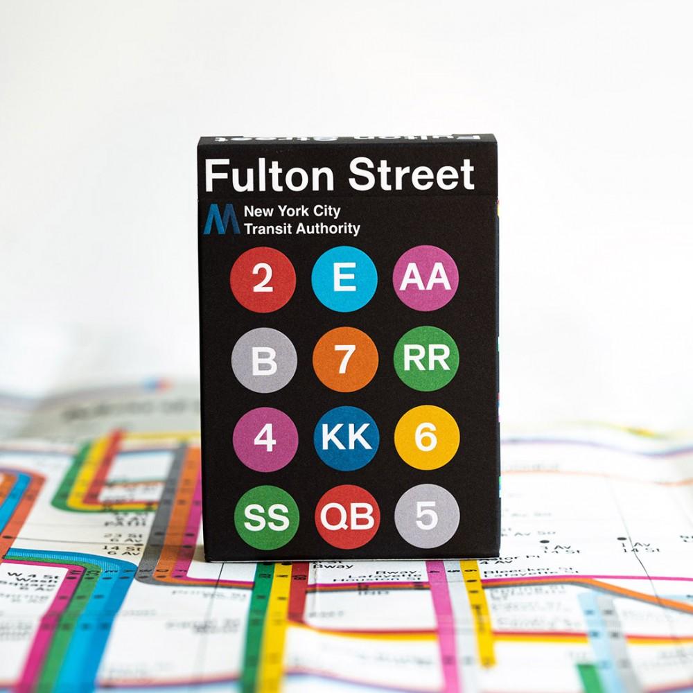Titlee Jeu De Cartes Fulton Street - Noir