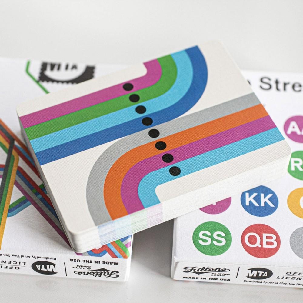 Titlee Jeu De Cartes MTA X Fulton Street - Blanc