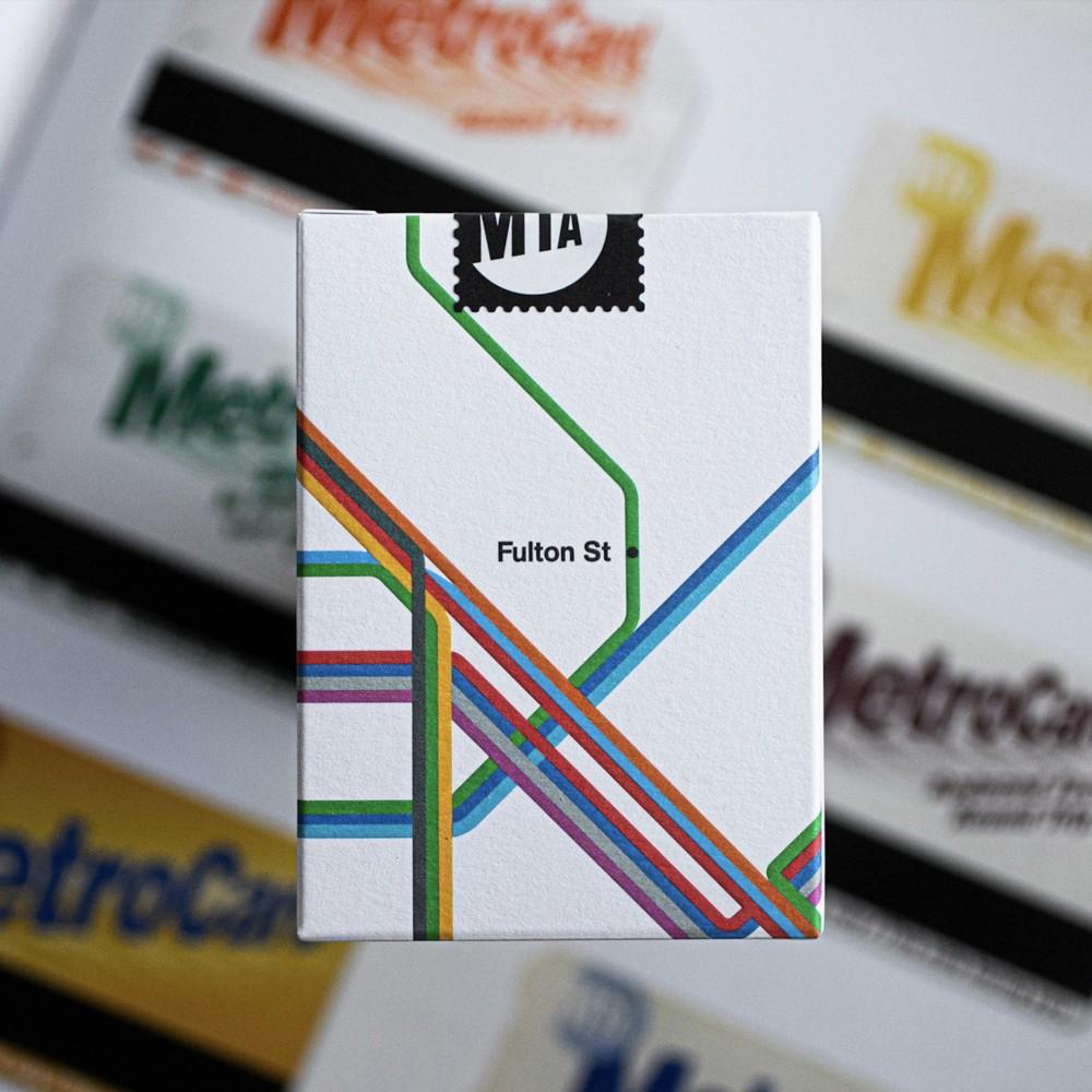 Titlee Jeu De Cartes MTA X Fulton Street - Blanc