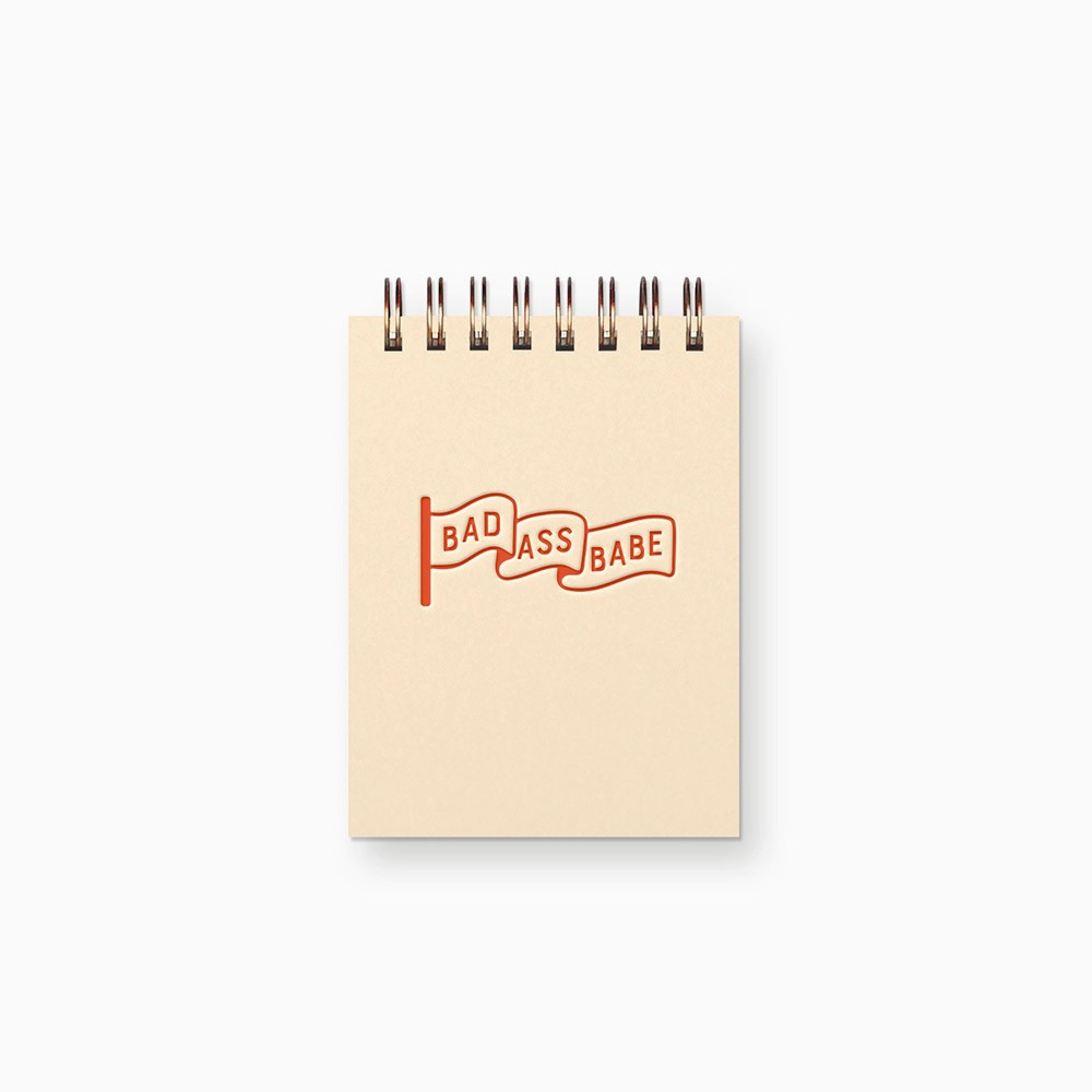 titlee Mini Bloc-notes Badass Babe