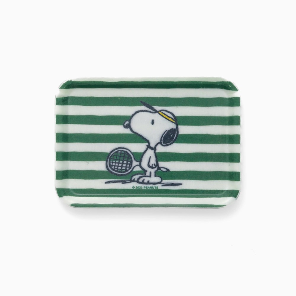 titlee Mini Plateau Snoopy Tennis