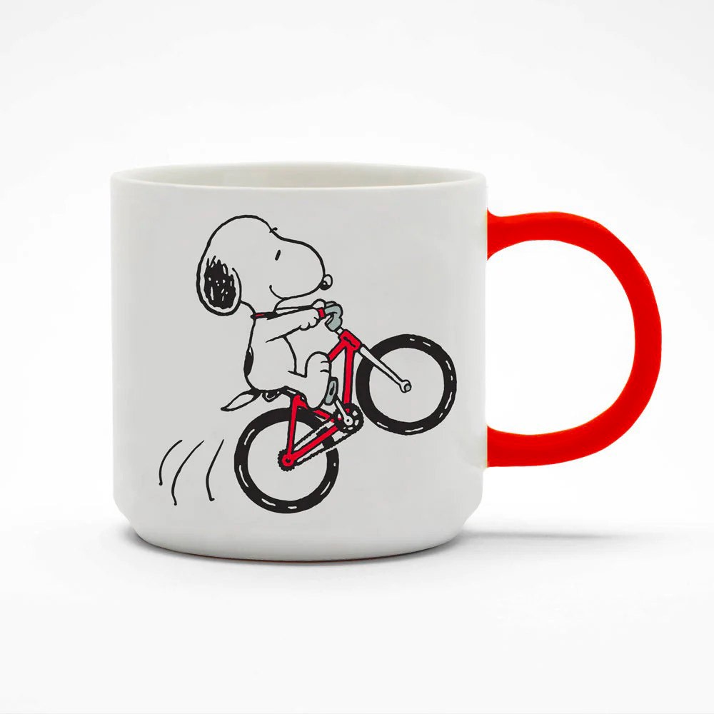 titlee Mug Snoopy Born to ride