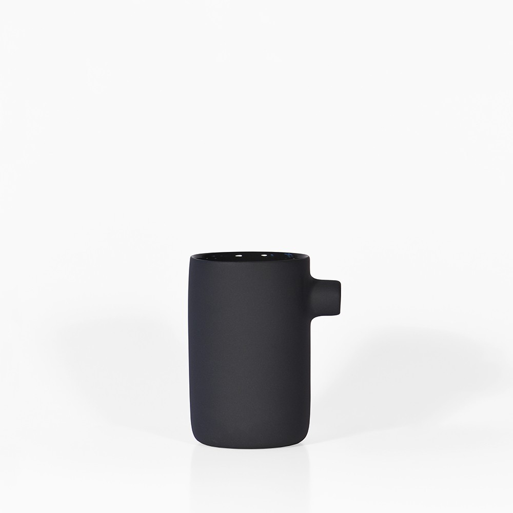 titlee Petit pot en porcelaine - noir