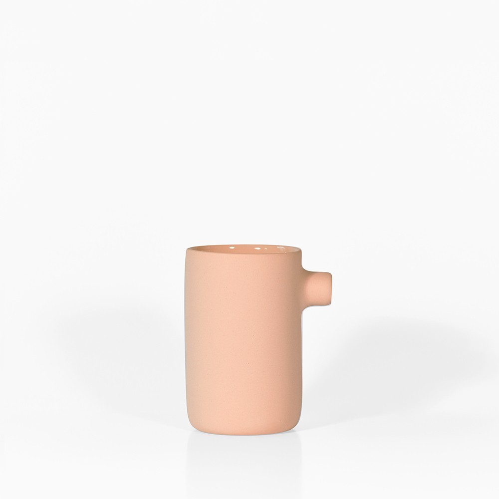 titlee Petit pot en porcelaine - pêche