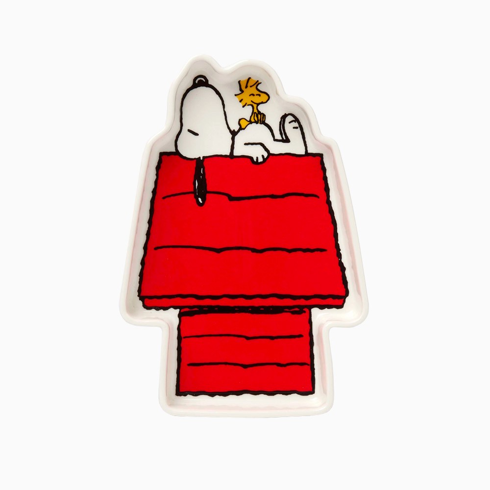 titlee Plat en porcelaine Snoopy Home
