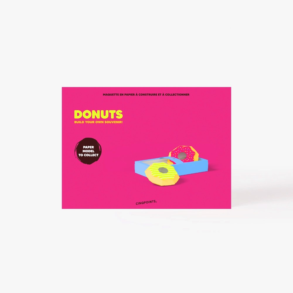 titlee Puzzle 3D - Donut