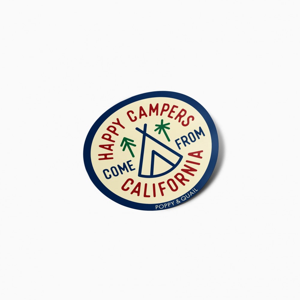 Titlee Sticker Happy Campers