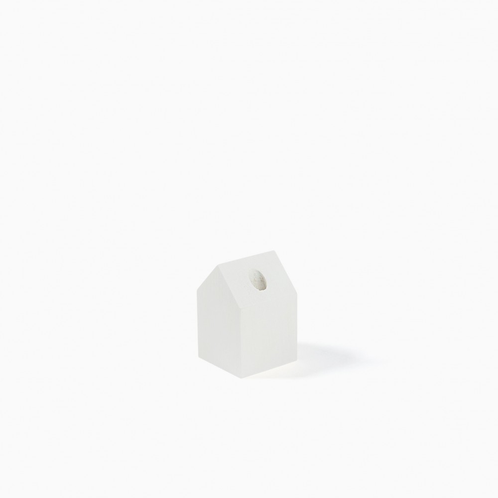 titlee Tiny House porte crayon - blanc