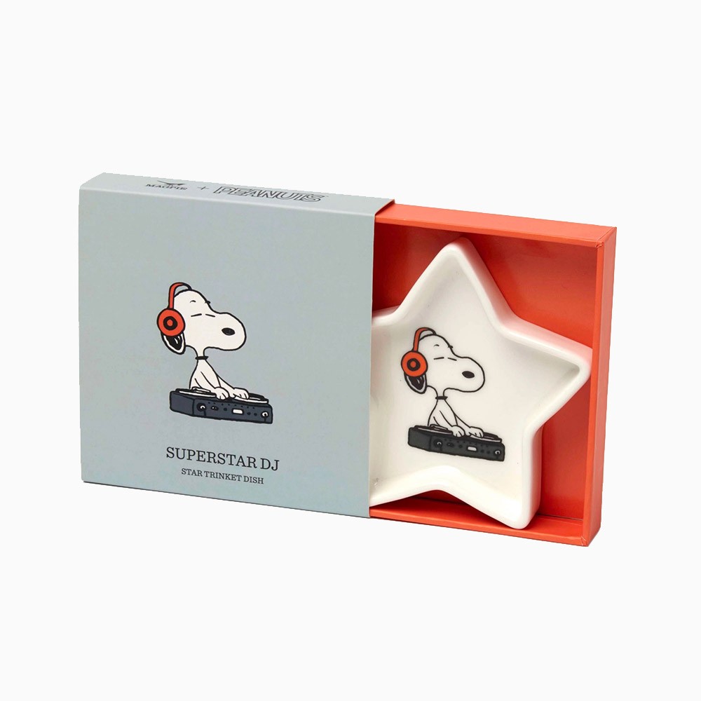 titlee Vide poche en porcelaine DJ Snoopy