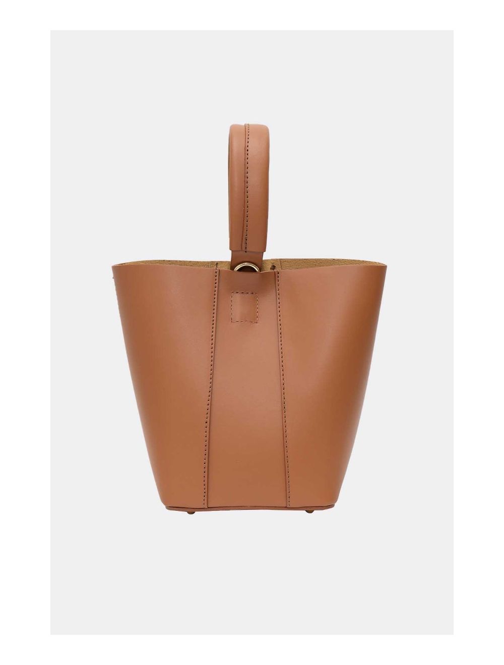 Tom&eva 2 Pièces Set Sac Seau En Cuir Vachette Lisse 4095 KATIA-Camel