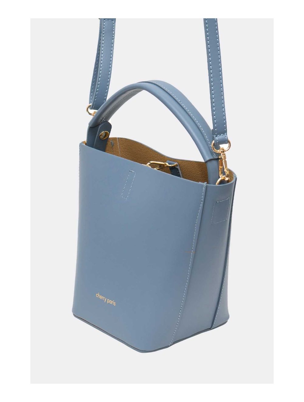 Tom&eva 2 Pièces Set Sac Seau En Cuir Vachette Lisse 4095 KATIA-Jean