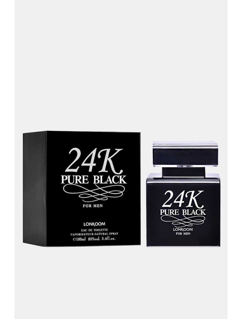 Tom&eva 24k Pure Black Eau De Parfum Homme Aromatic–Fougère 100ml 24PF-719