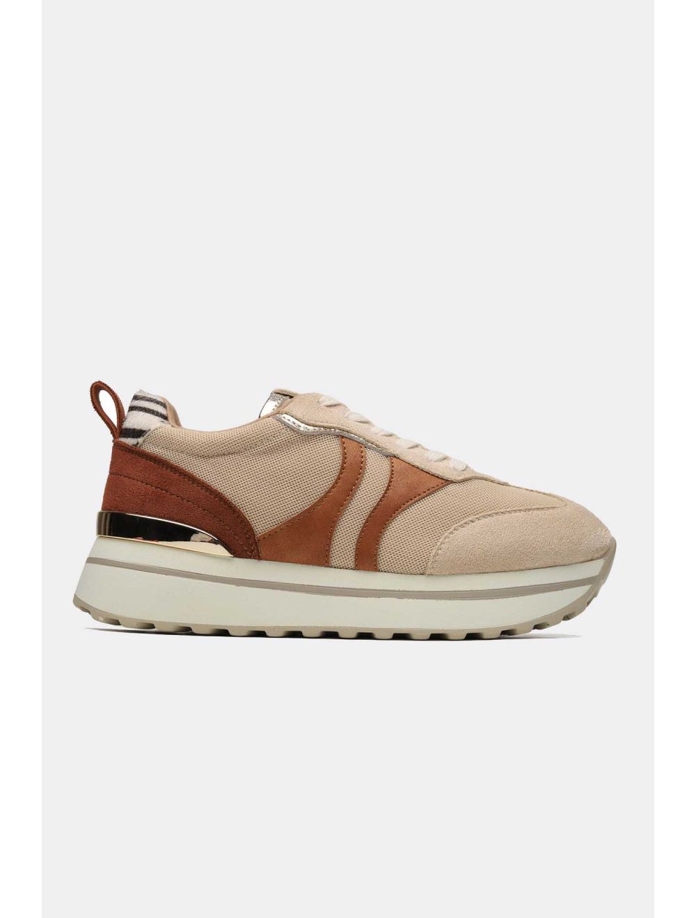 Tom&eva Baskets Femmes Couleurs Variées 24CH-KP3527-Beige