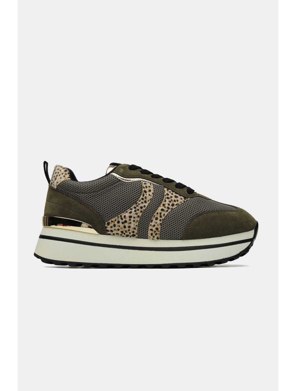 Tom&eva Baskets Femmes Couleurs Variées 24CH-KP3527-Kaki