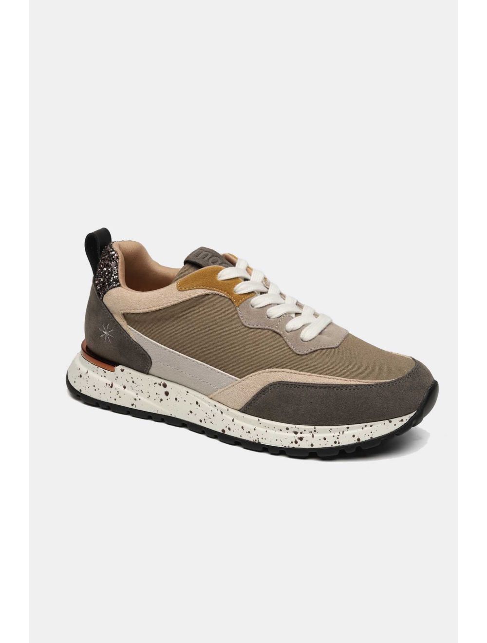 Tom&eva Baskets Femmes Couleurs Variées 24CH-KP3528-Taupe