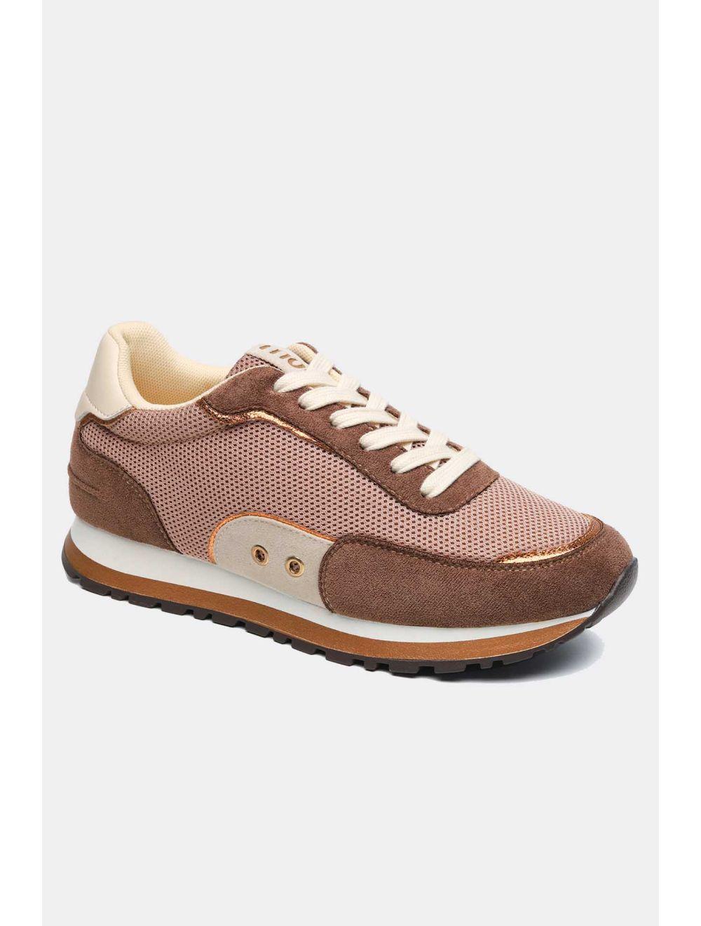 tom&eva Baskets Femmes Couleurs Variées 24CH-KP3530-Chocolat