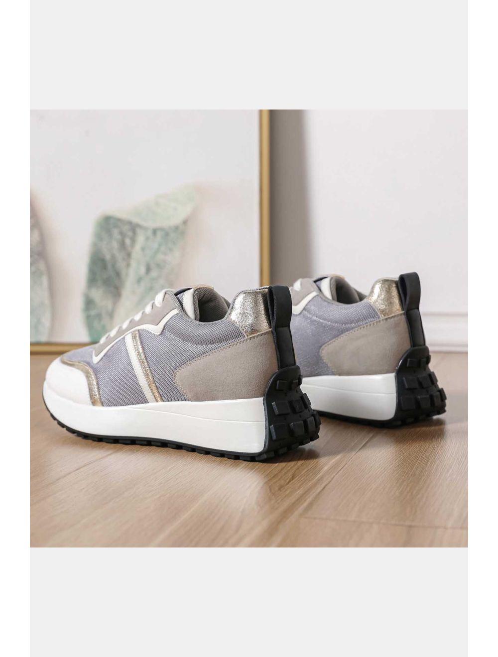 Tom&eva Baskets Femmes Couleurs Variées 24CH-KP4379-GRIS