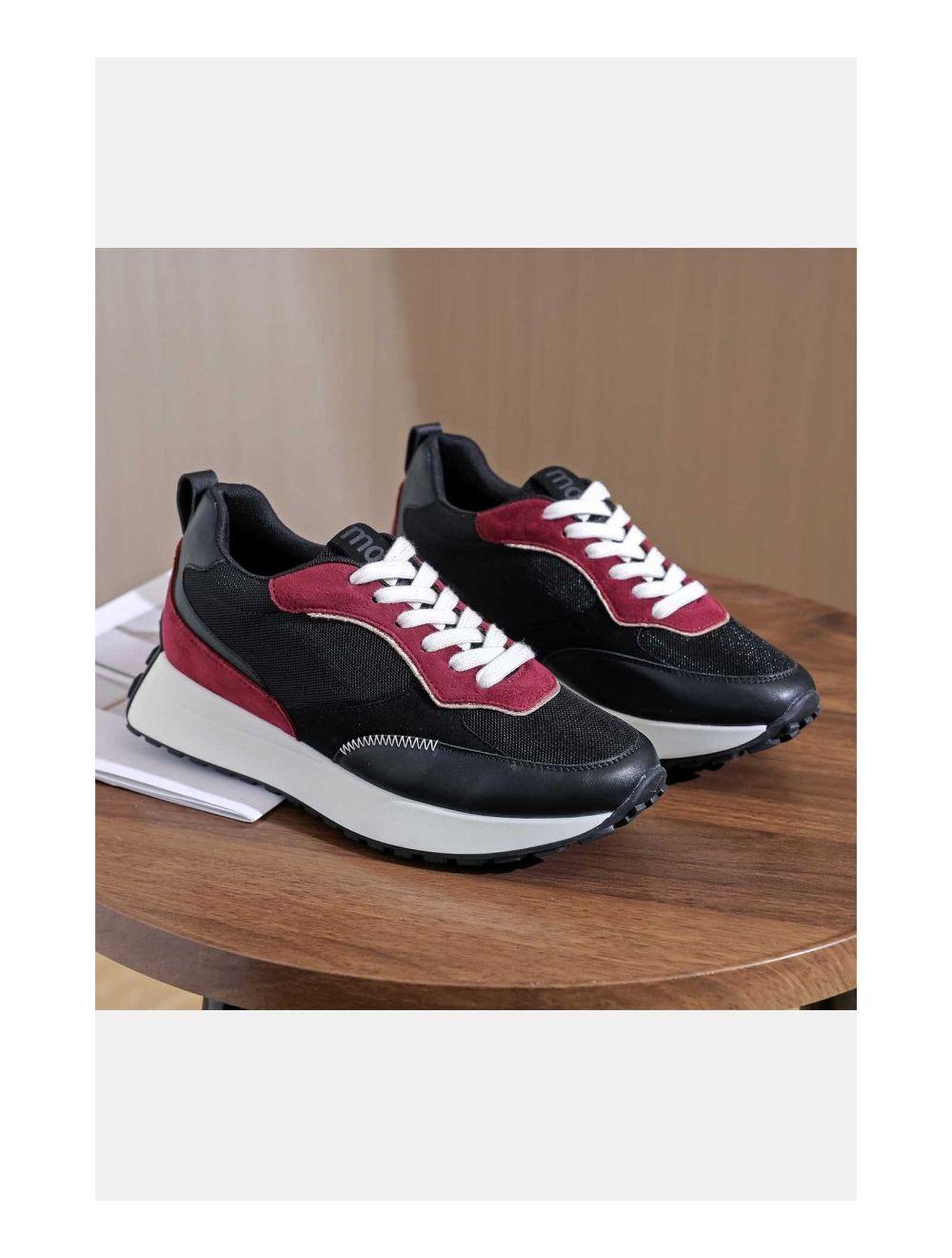 Tom&eva Baskets Femmes Couleurs Variées 24CH-KP4753-Bordeaux