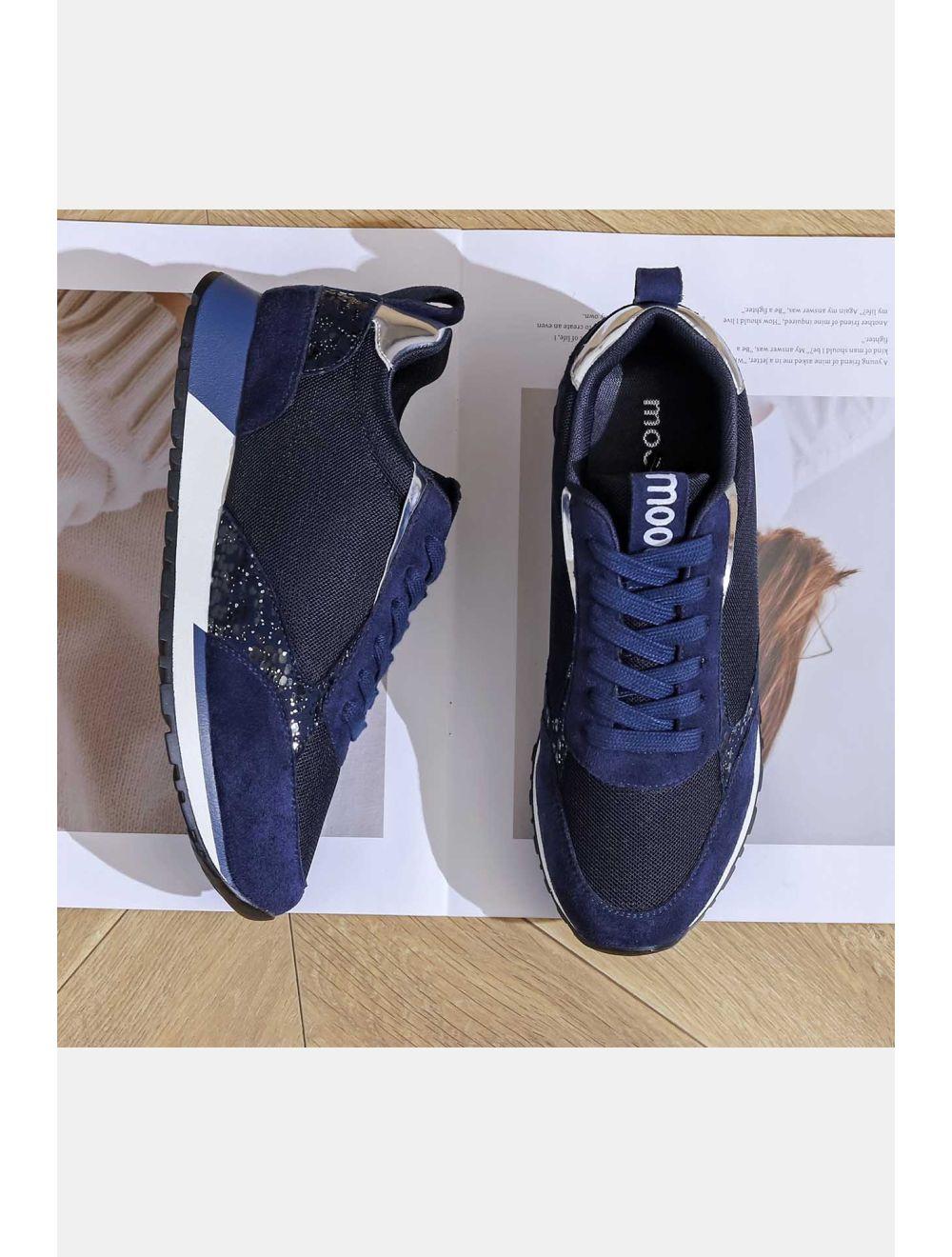 Tom&eva Baskets Femmes Couleurs Variées 24CH-KP4756-MARINE