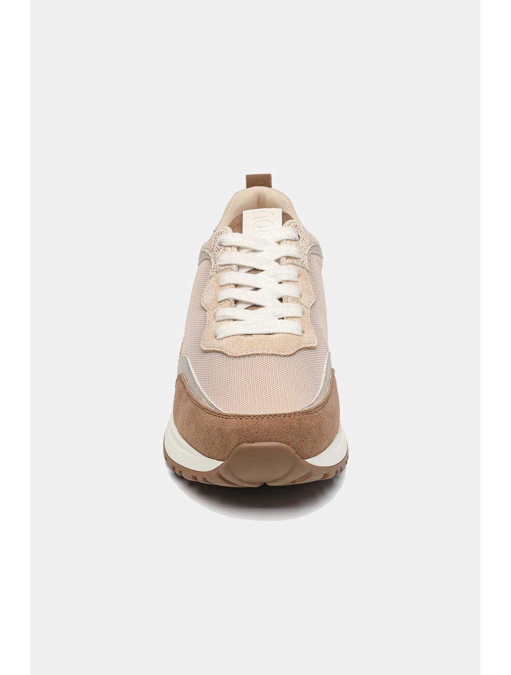Tom&eva Baskets Femmes Matières Variées 24CH-KP4375-Taupe
