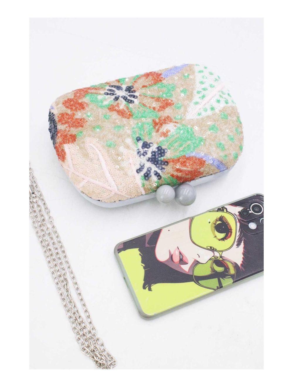 tom&eva Boîte de Nuit Soirée Et Mariage Paillettes 24P-5880-Argenté