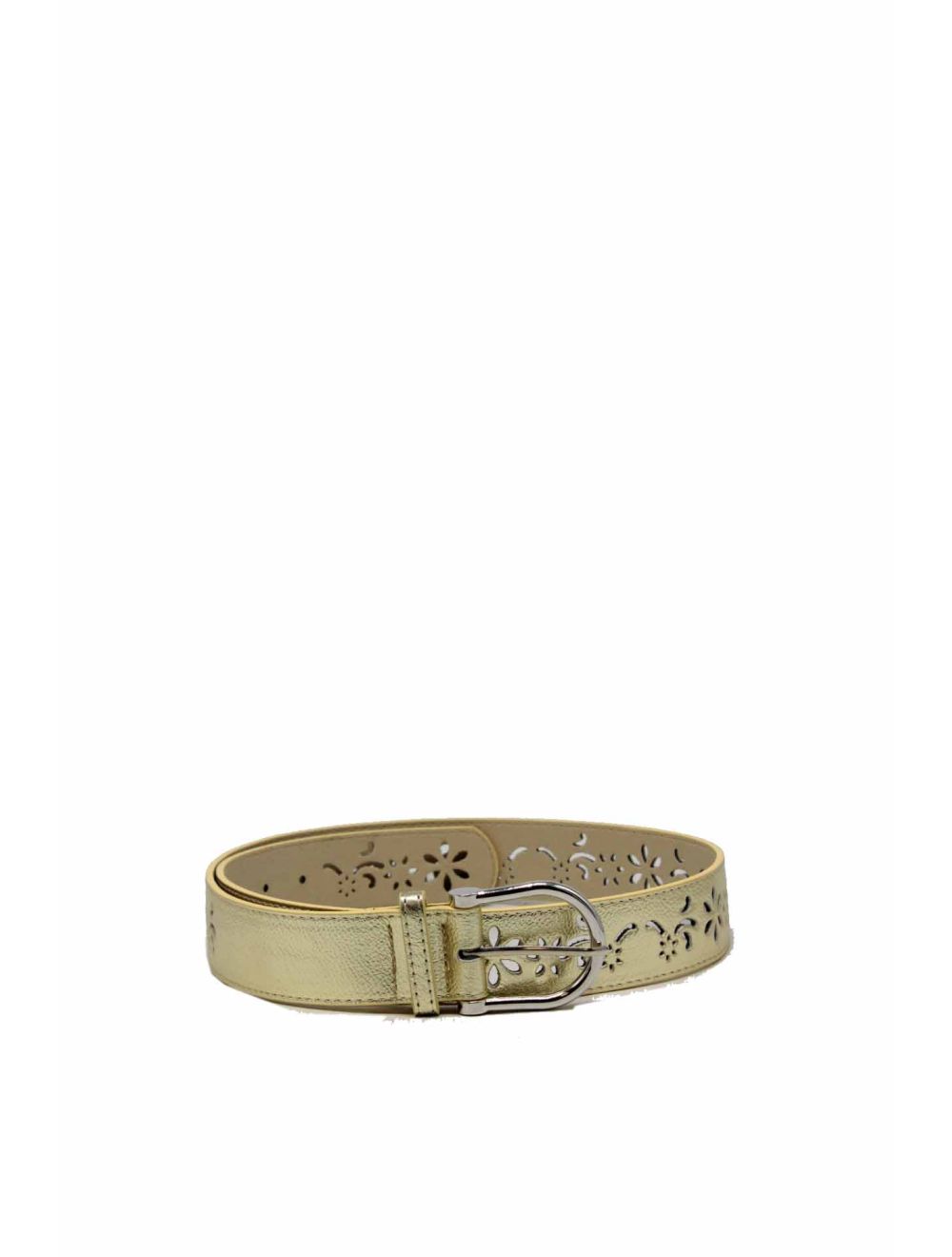 tom&eva Ceinture large ajourée pour femme- LD5820-Gold