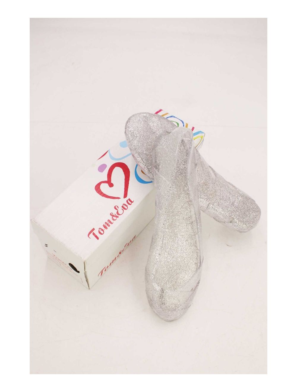 Tom&eva Chaussure Femme Escarpin Talon Plat-GJ-M06107-Argent