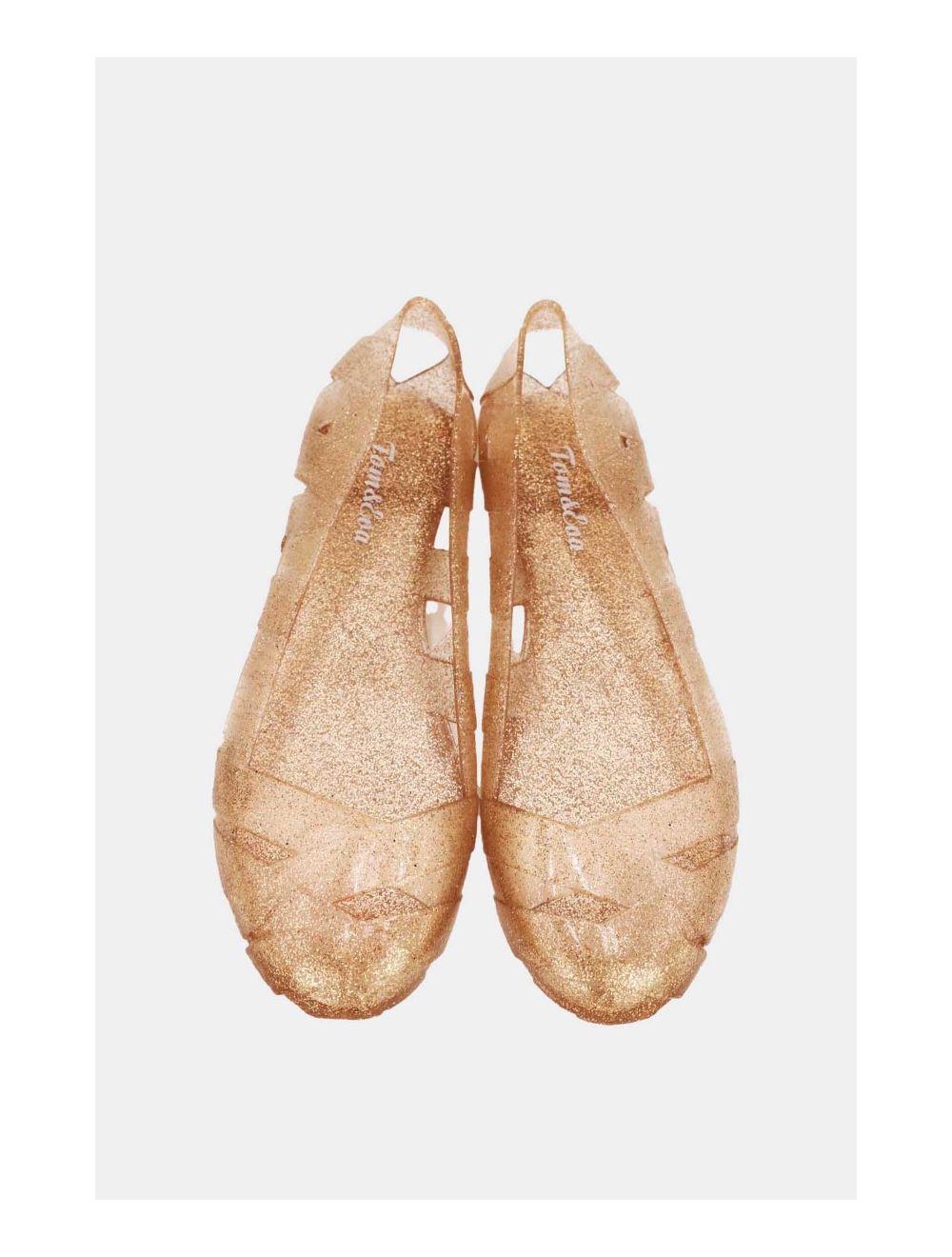 tom&eva Chaussure Femme Escarpin Talon Plat-GJ-M06107-Doré