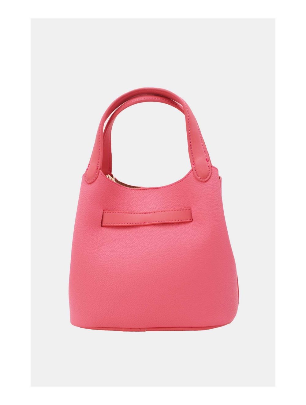 Tom&eva Ensemble 2Pcs Sac Hobo Effet Grainé 6974-Pink