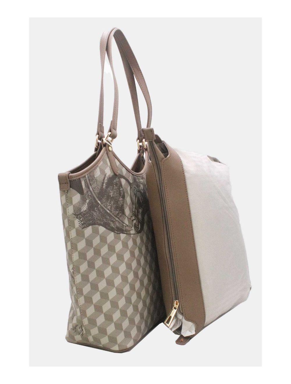 tom&eva Ensemble Deux Pièces Cabas Monogramme 24B-5874-Abricot