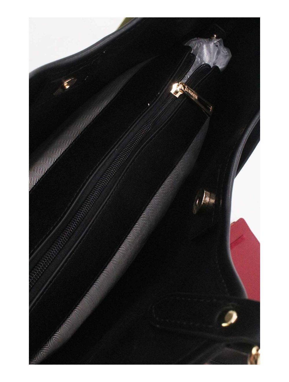 tom&eva Ensemble Deux Pièces Cabas Monogramme 24B-5874-Noir