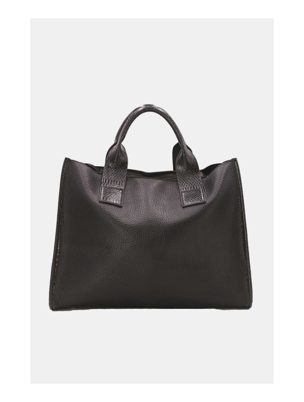 Tom&eva Ensemble Deux Pièces Set Sac Cabas 21C-5205-Noir