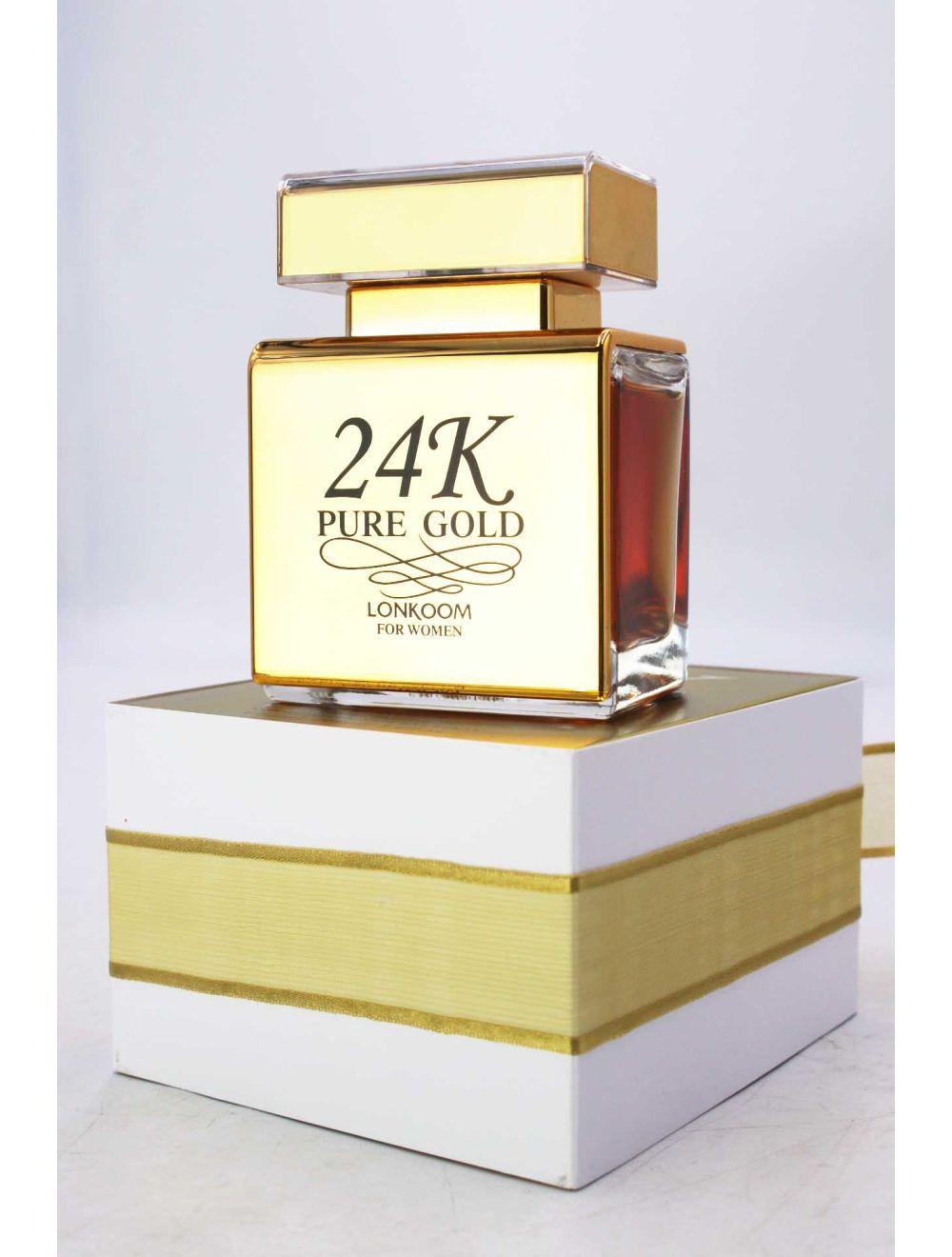 Tom&eva LONKOOM 24K PURE GOLD Eau De Parfum Femme Floral Fruité 100ml 24PF-798