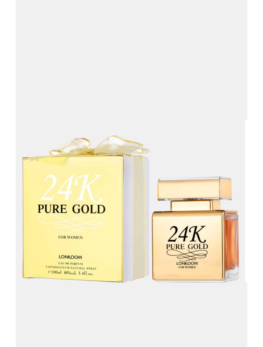 tom&eva LONKOOM 24K PURE GOLD Eau De Parfum Femme Floral Fruité 100ml 24PF-798