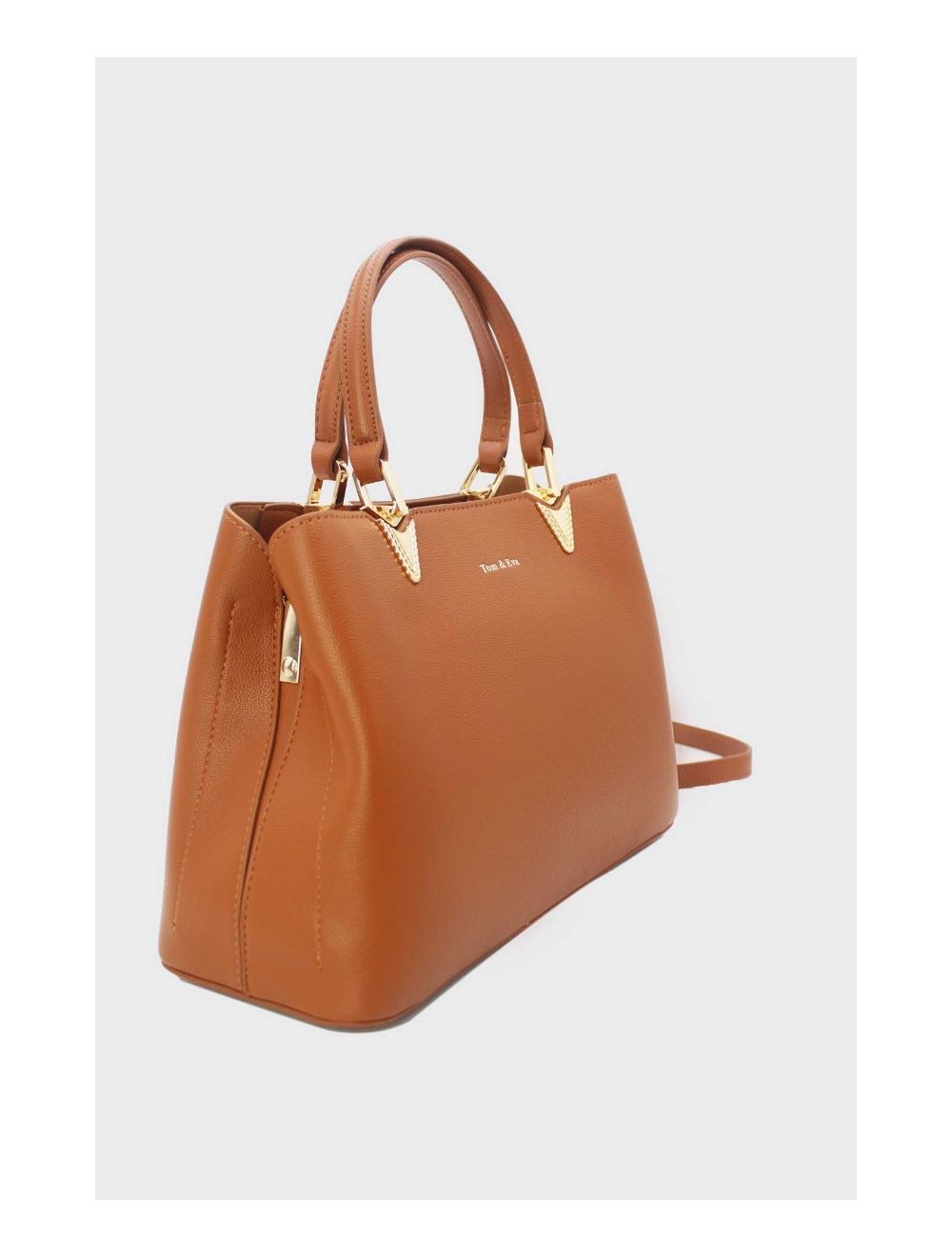 Tom&eva Medium Sac à Main Chic Minimaliste 24B-6000-Marron