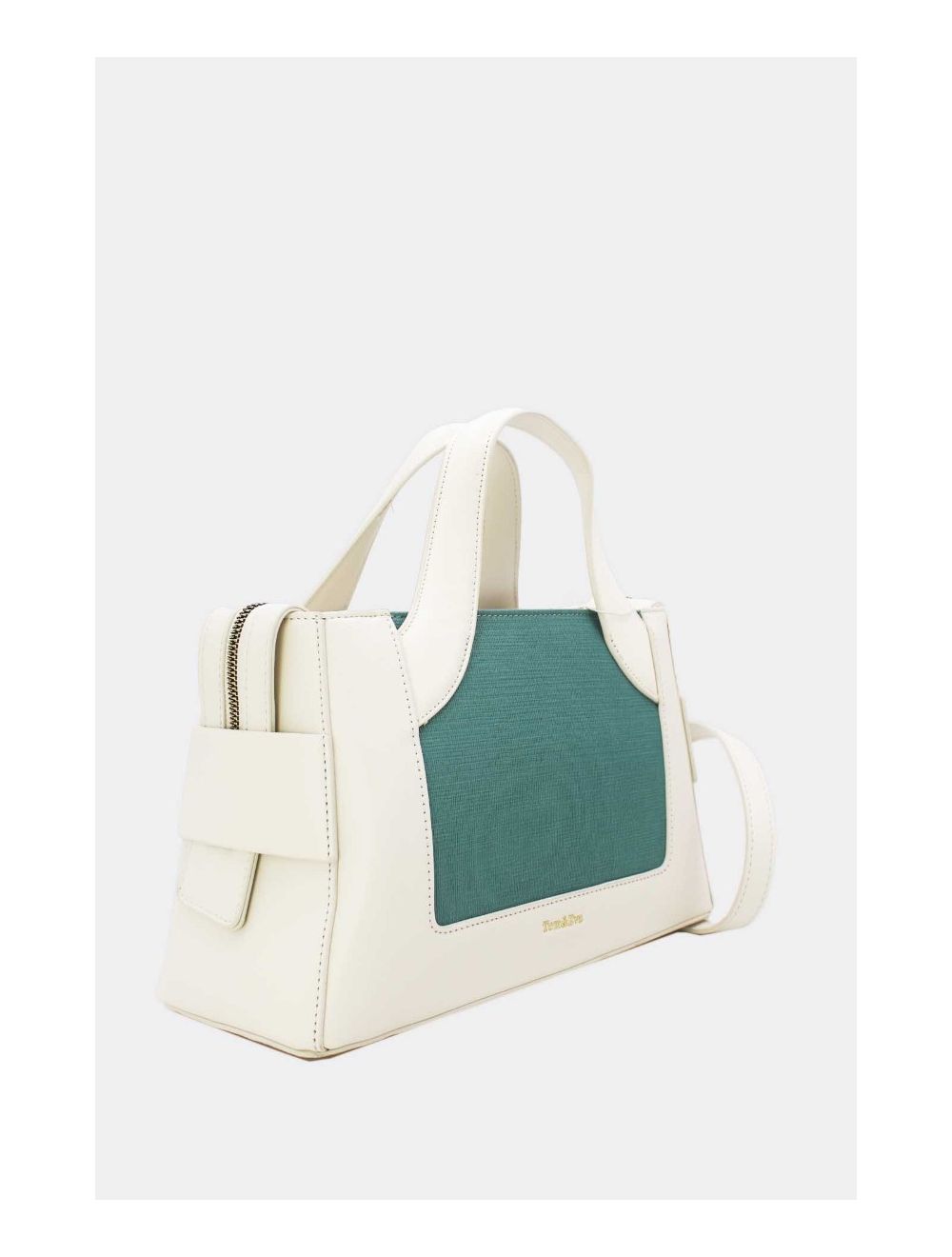 Tom&eva Medium Sac à Main Vintage 24B-5961-White/Blue