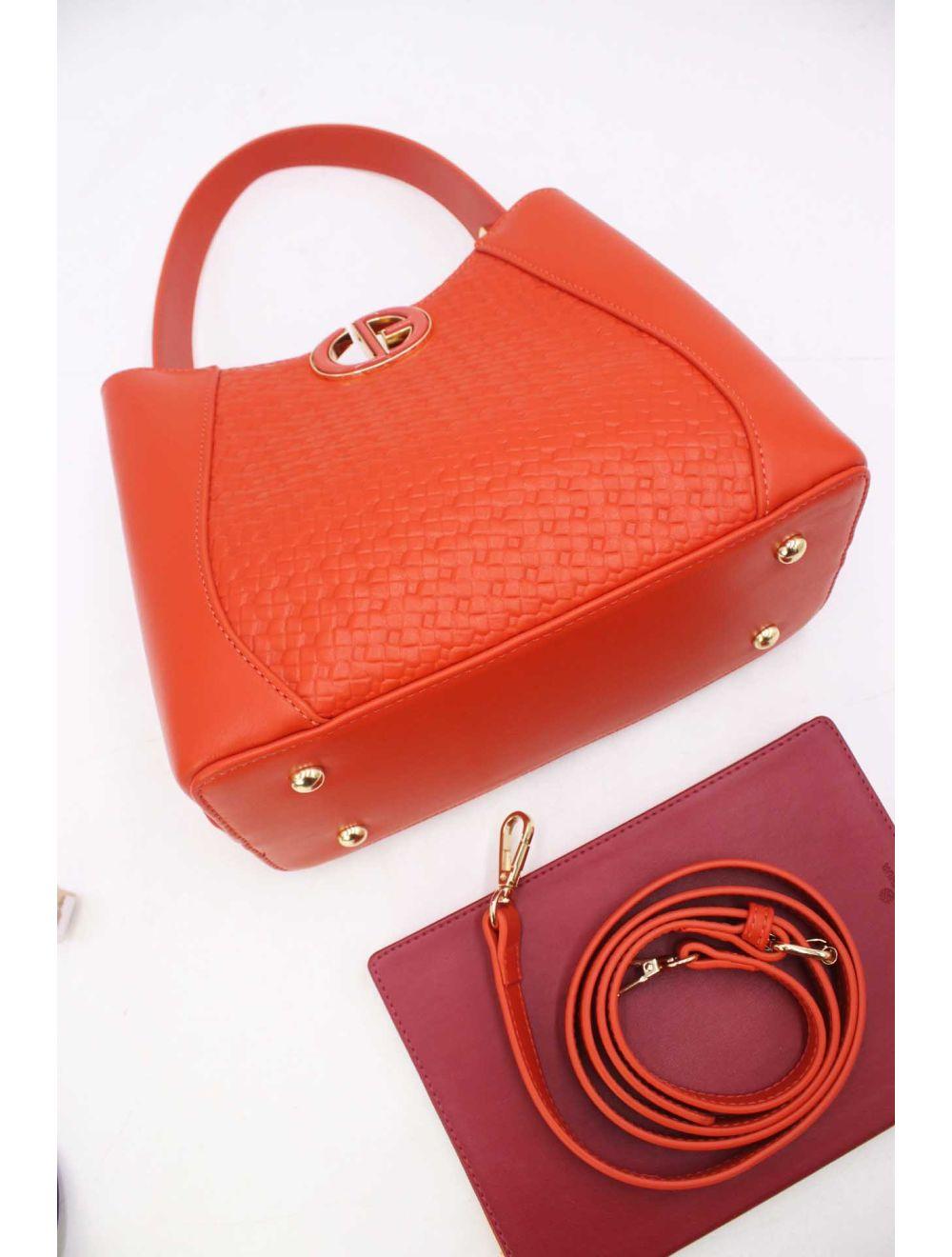 Tom&eva Medium Sac Seau Effet Tressé 24B-6075-Orange