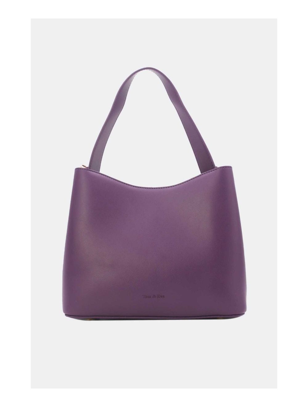 Tom&eva Medium Sac Seau Effet Tressé 24B-6075-Violet