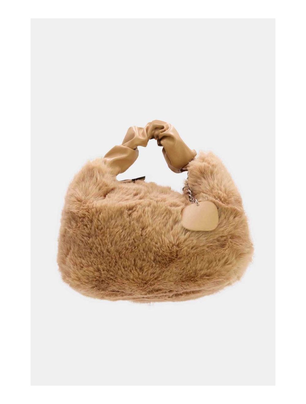 tom&eva Mini Sac à Main Fausse Fourrure-23P-5689-Abricot