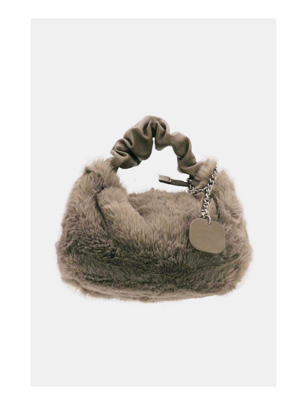 Tom&eva Mini Sac à Main Fausse Fourrure-23P-5689-Camel