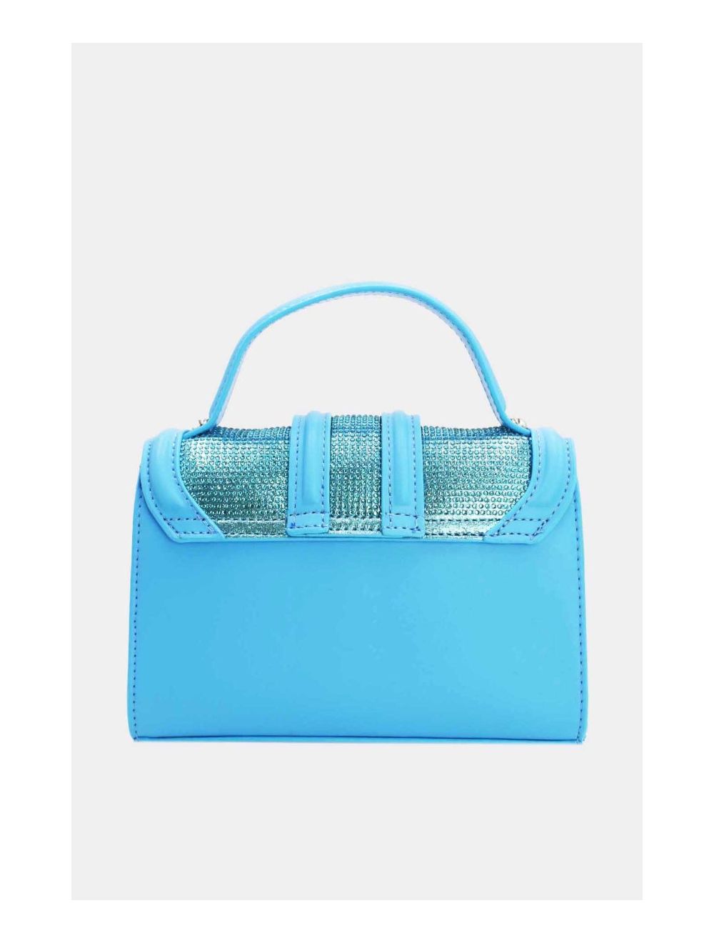 Tom&eva Mini Sac à Main Strassé Style Vintage 22B-5592-Blue